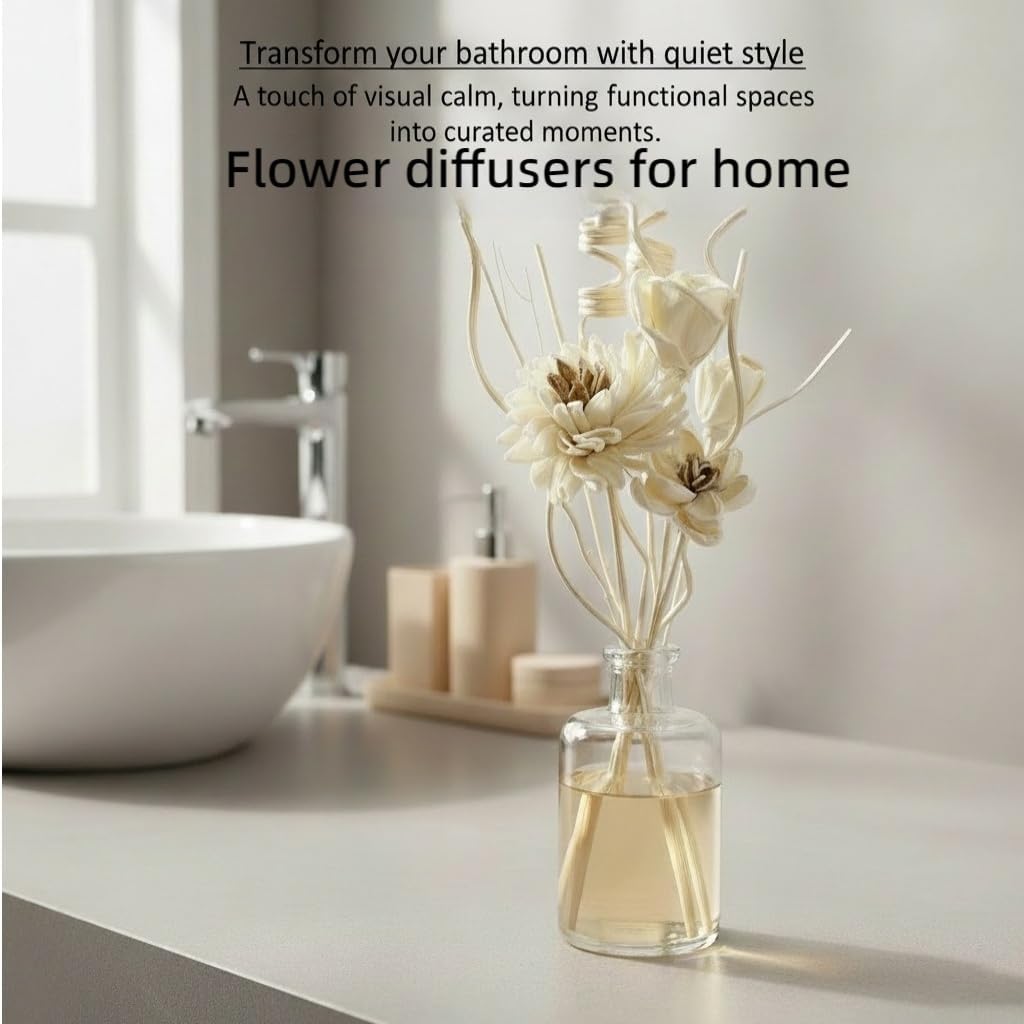 Reed Diffuser Flower Sticks,Reed Diffuser Sticks - Set of 12