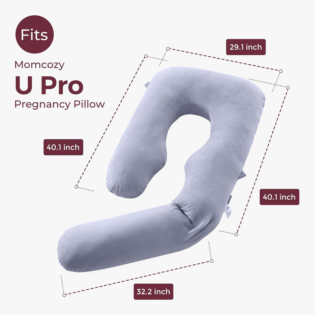 Pregnancy Pillow Cover for Dreamlign U Pro Maternity Pillow for Sleeping, Adjustable Leg Pillow, Support for Back