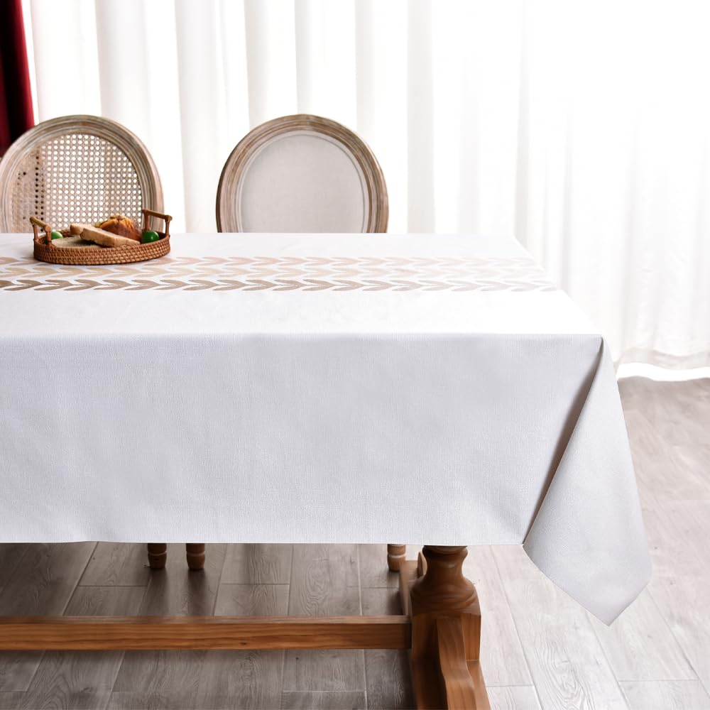 Heavy Duty Vinyl Tablecloths for Rectangle Tables 70x55