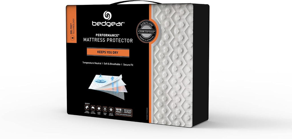 Dri-Tec Waterproof Mattress Protector- Cooling Moisture-Wicking Mattress Cover | Breathable Noiseless Mattress Pad