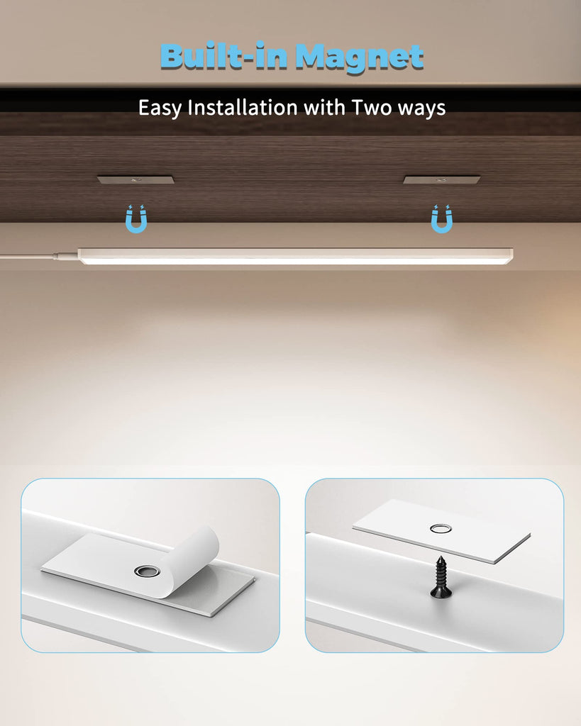Under Cabinet LED Workbench Light Plug in Dimmable