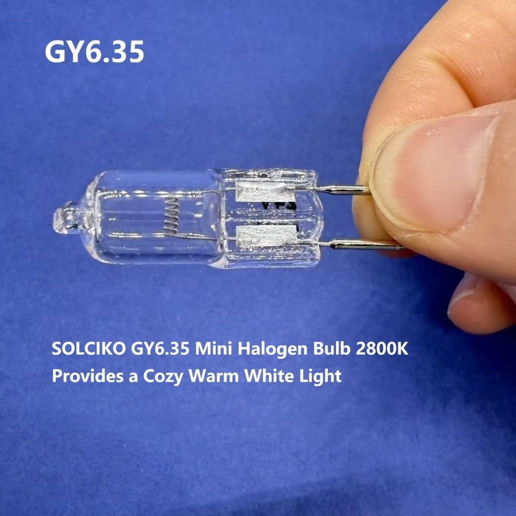 24V 35W Halogen Bulb G6.35 Bi-pin Base 24v Dimmable 5 Pack