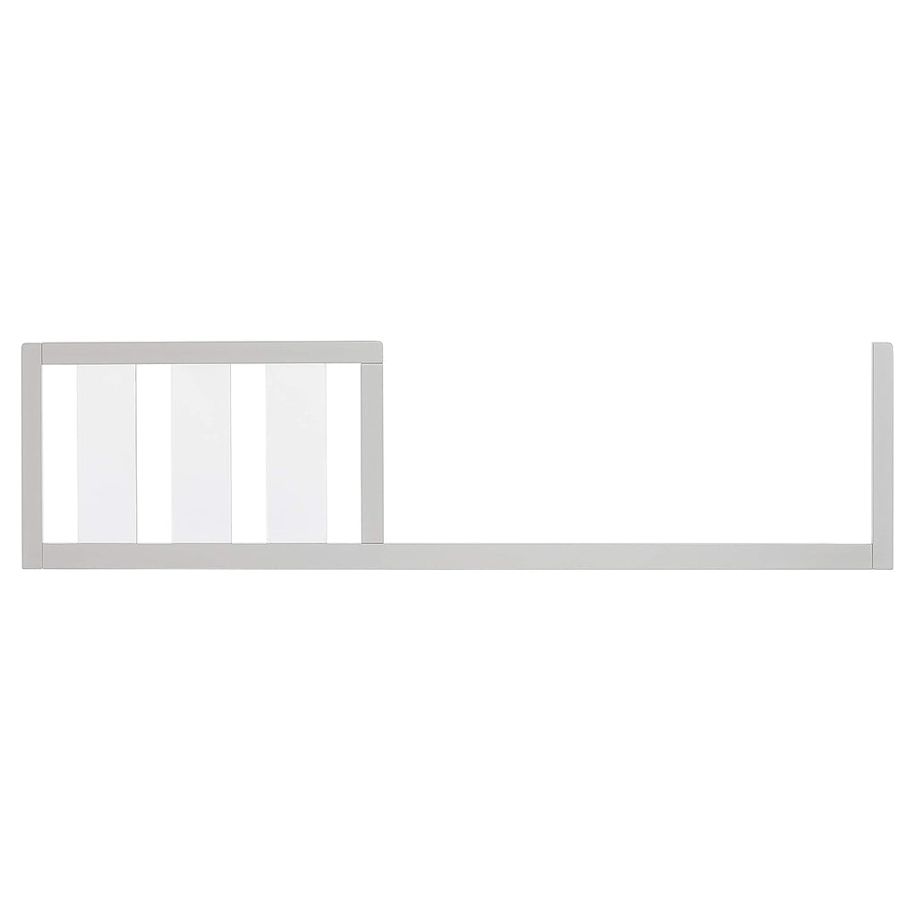 Acrylic Millennium 4 in 1 Convertible Crib Toddler Rail I Easily Coverts to Toddler Bed & I Acrylic Slats, Pebble