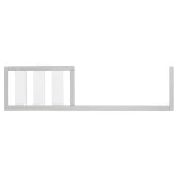 Acrylic Millennium 4 in 1 Convertible Crib Toddler Rail I Easily Coverts to Toddler Bed & I Acrylic Slats, Pebble