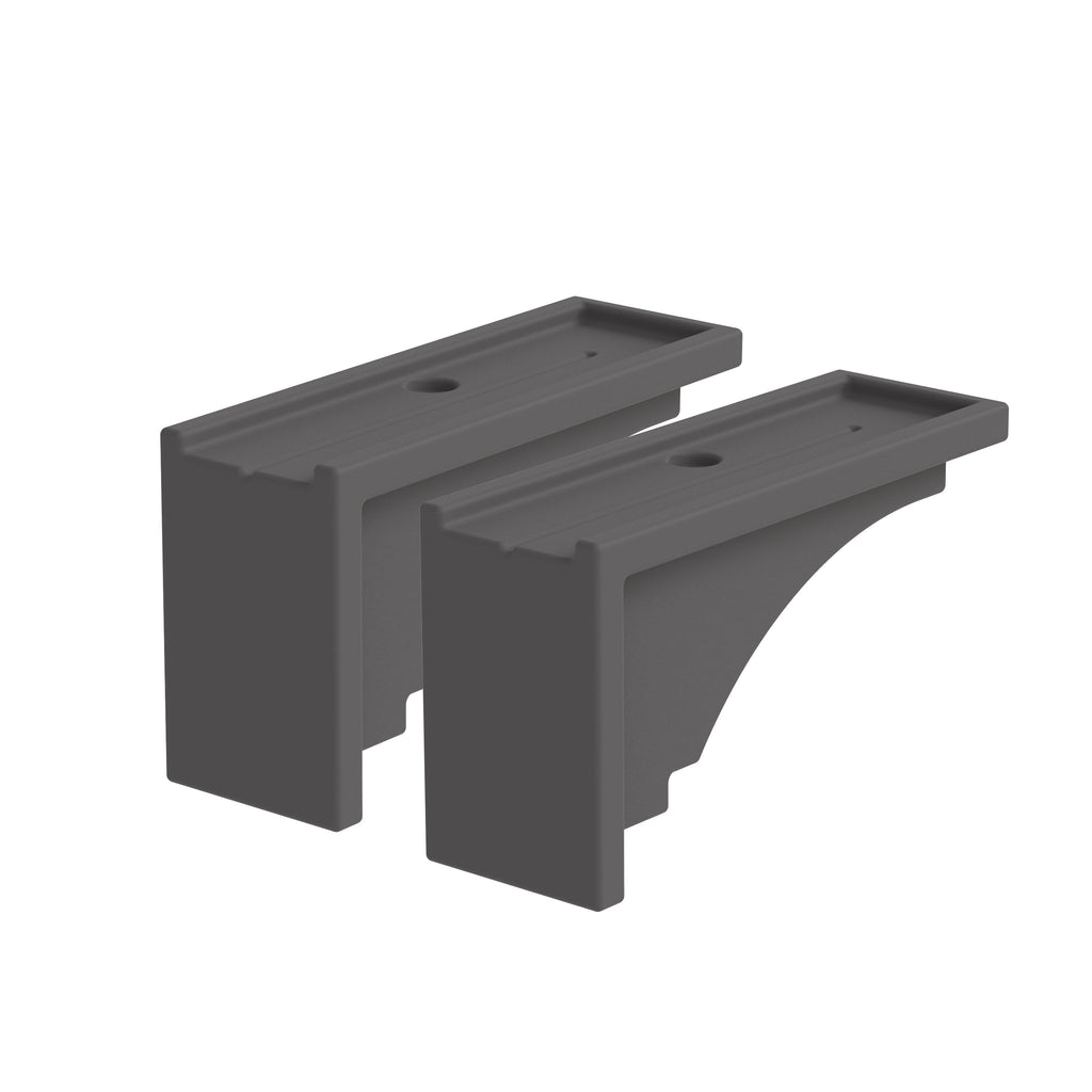 Fairfield Decorative Corbels, Graphite Grey, 2-Pack