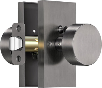 Privacy Satin Chrome Door Knobs