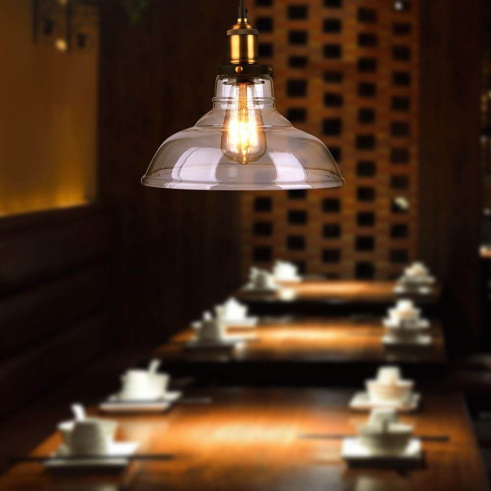 E26 LED Light Bulb 4W,Equivalent 40W,E26 Tubular Light Bulb Non Dimmable 2700K Warm White,Antique Clear Edison