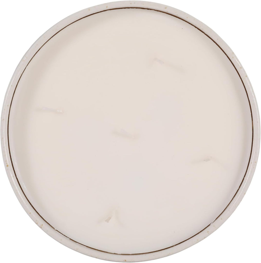 Ceramic Scented Decorative Candles, or Bathroom - Round Vessel Design for Candles for Men and Small or Large Room