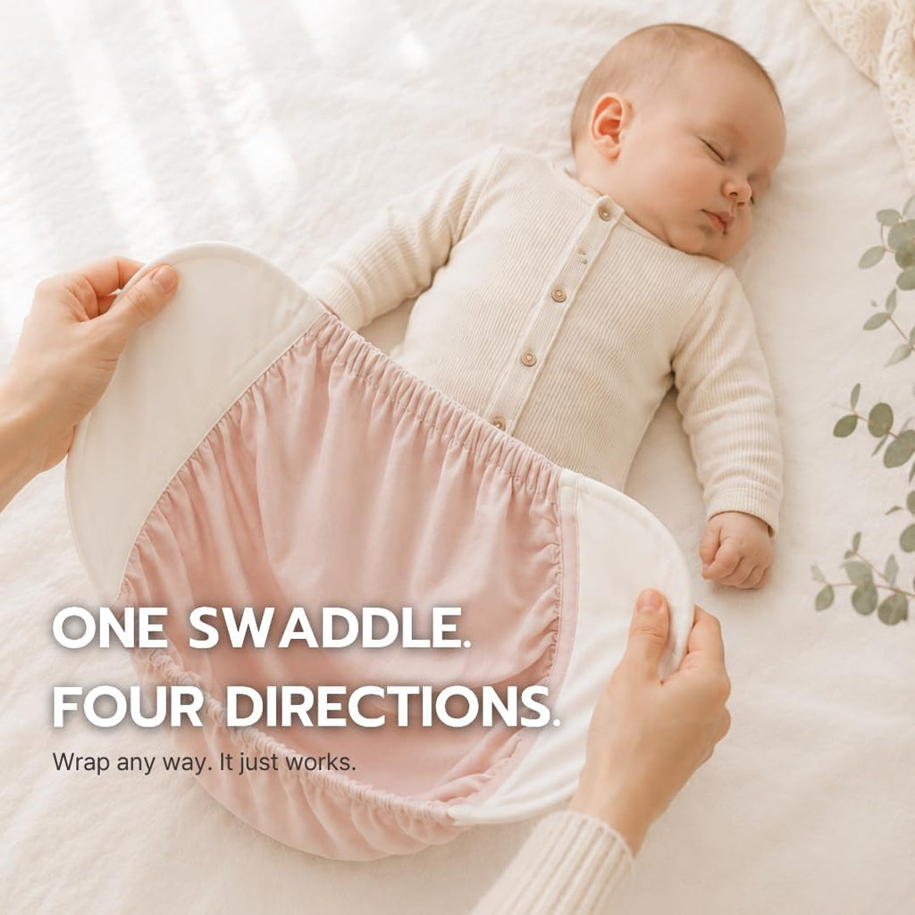 Swaddle Sleep Sack for Newborns, Easy Transition Swaddle with Adaptive Comfort Band, Arms-, Hands-Up & Arms-Out