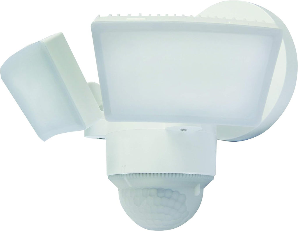 LED Outdoor Motion Sensor Security Floodlight - 1100 Lumens, 180° Detection, Weatherproof Design, Versatile Eave or