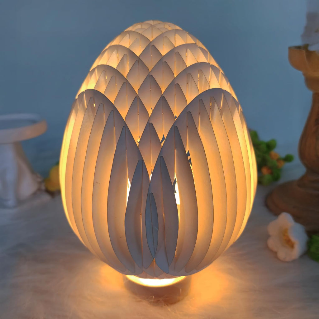 Light Up Easter Egg Bunny Decor with USB Charging