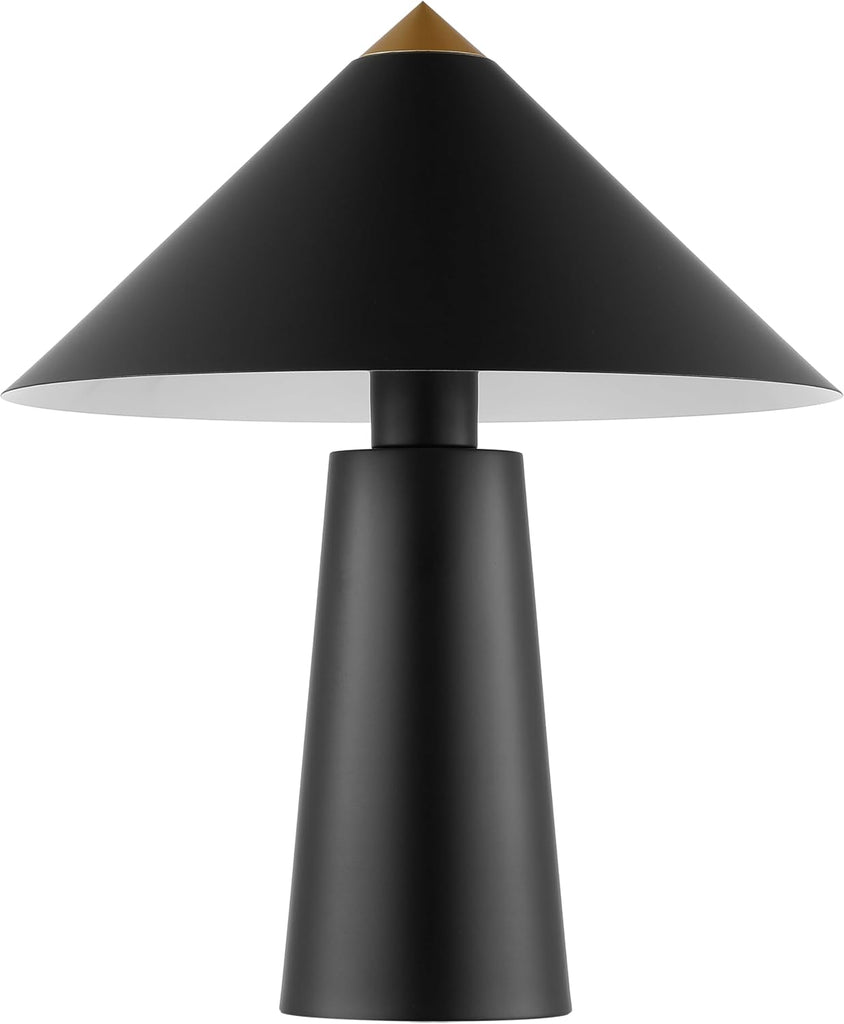 Syuna Black/Gold 17-inch Table Lamp (LED Bulb Included)