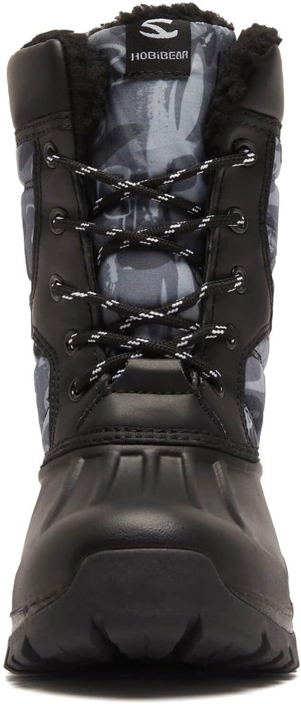 Boys' Waterproof Winter Snow Boots with Insulation for Cold Weather