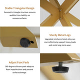 63"-79" Extendable Dining Table for 6-10 People, Modern Rectangle Extendable Kitchen Table with Gold Faux Marble