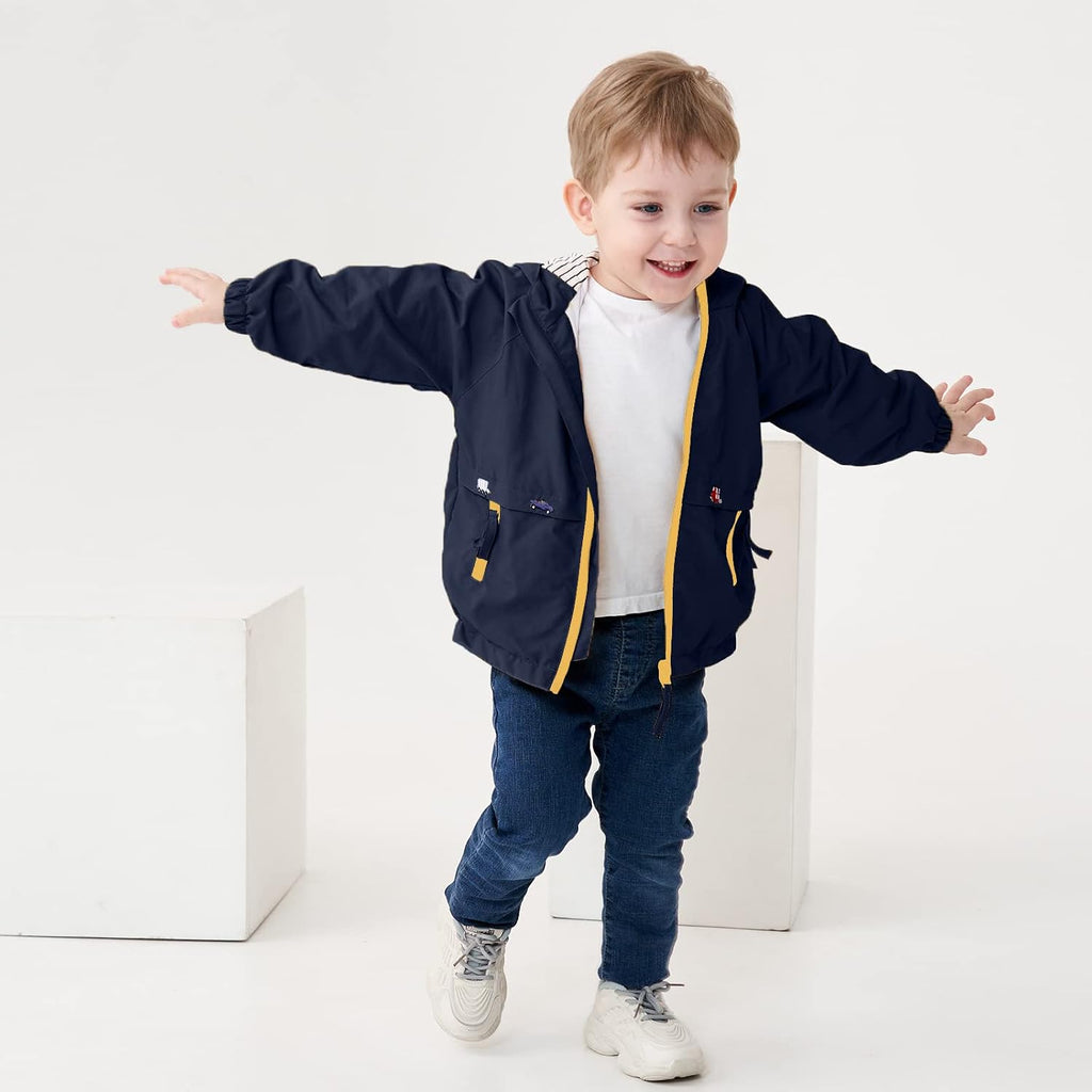 Toddler Boys Spring Windbreaker Lightweight Jacket