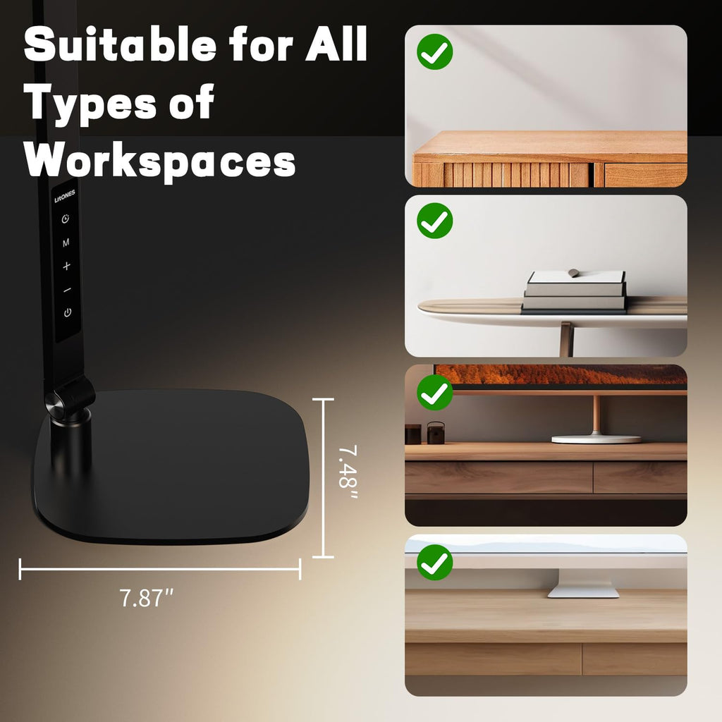 LED Desk Lamp, Soft Edge-lit Design - Modern Style