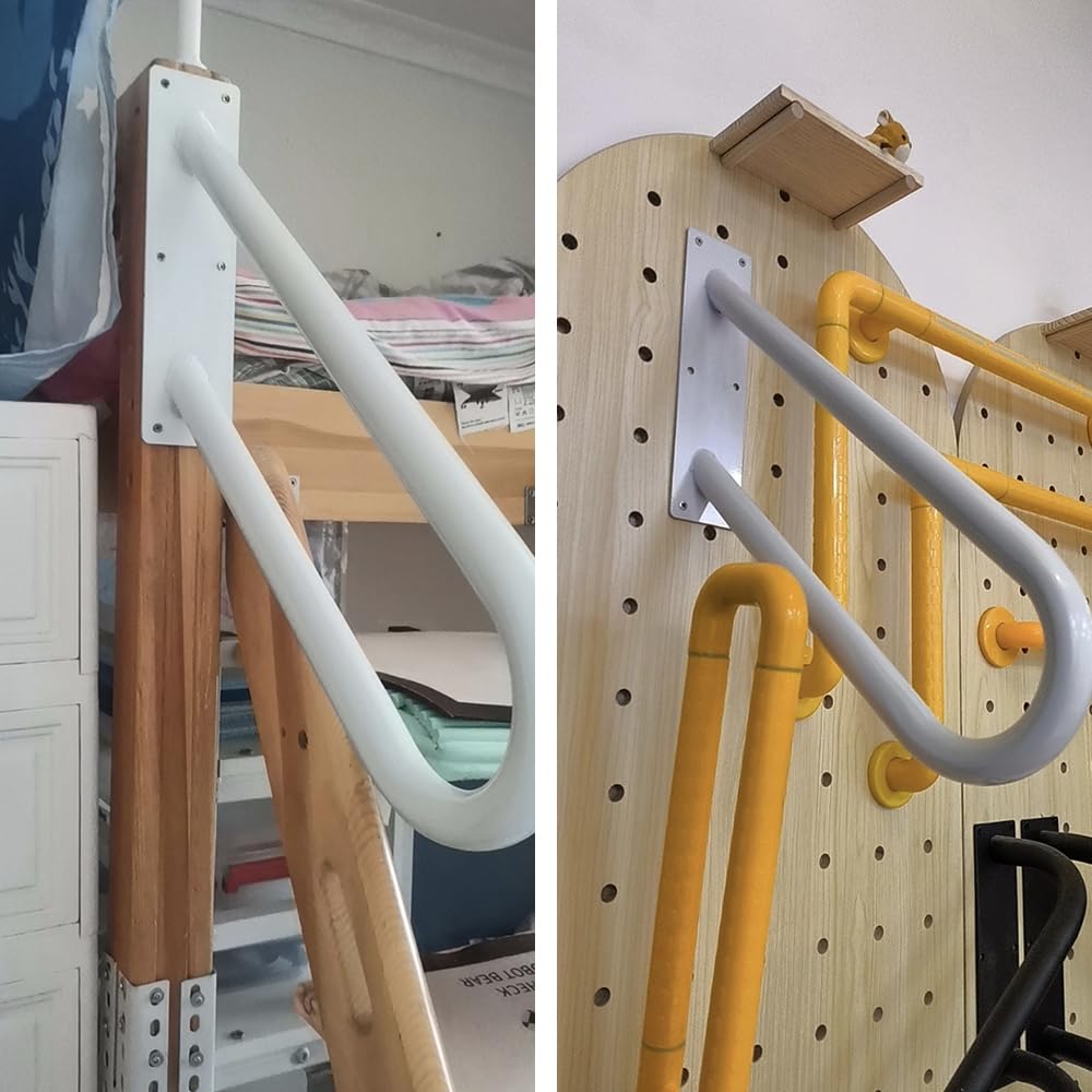 Handrails for Outdoor Steps, 1-2 Steps Wall Mount Stair Railing
