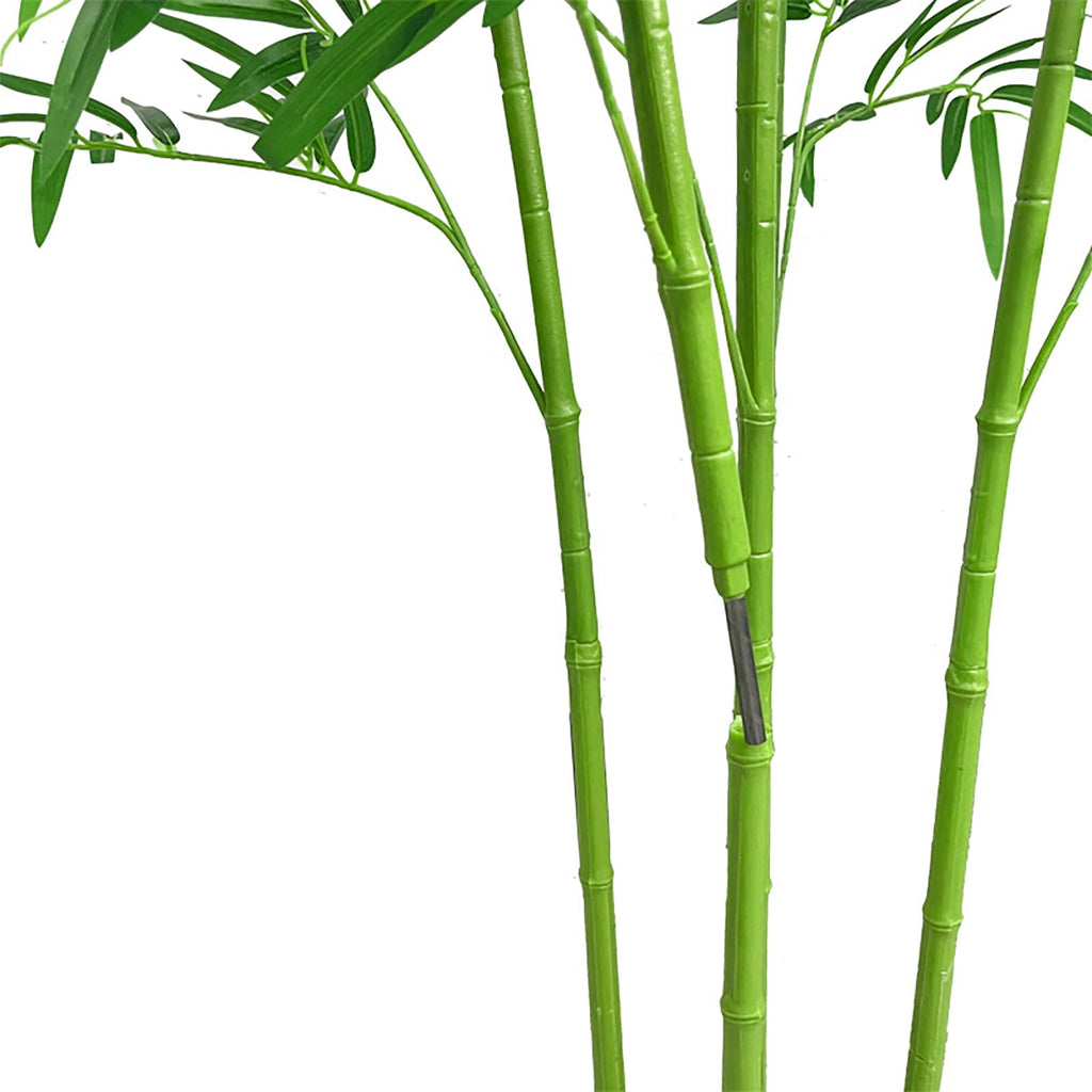 7/8ft Tall Artificial Bamboo Tree 10 Pack, Removable Faux Bamboo Outdoor with Encrypted Silk Leaves for Garden Fence