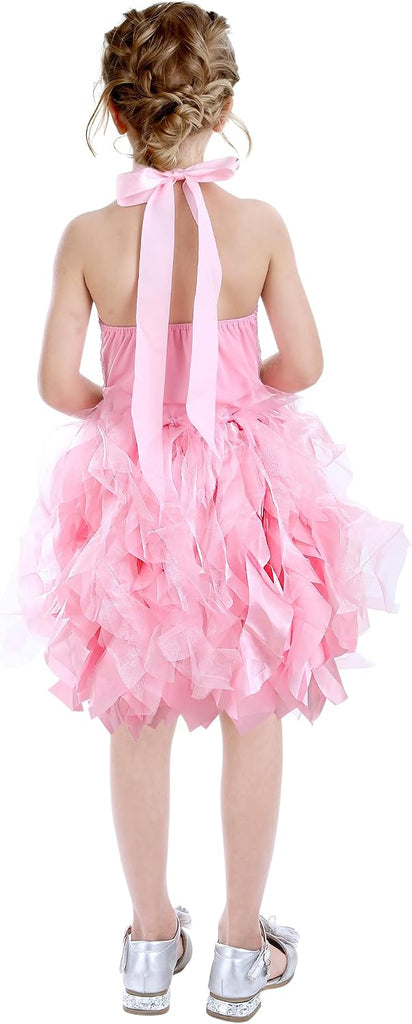 Christmas Tutu Dress for Girls Sequin Tulle Fairy Ball Dresses for Toddler Kid Little Girl Fancy Sparkly Birthday