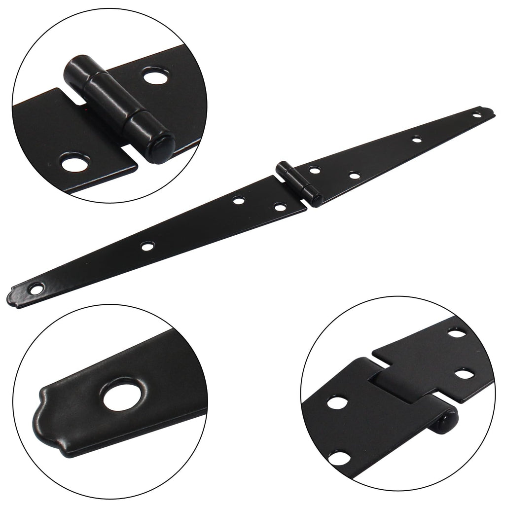 6 Pcs 6" Light Strap Hinge with Screws
