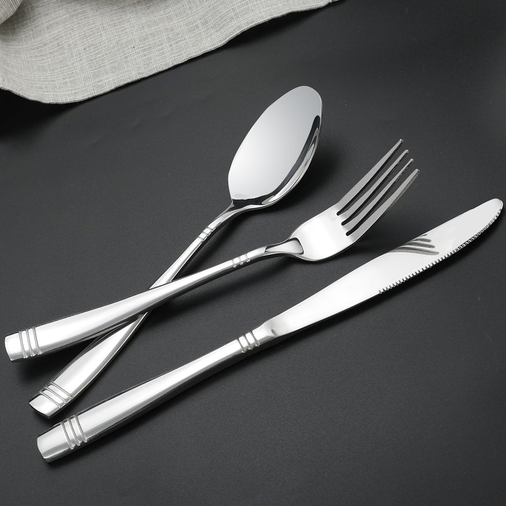 80-Piece Flatware Set Stainless Steel, Service for 16
