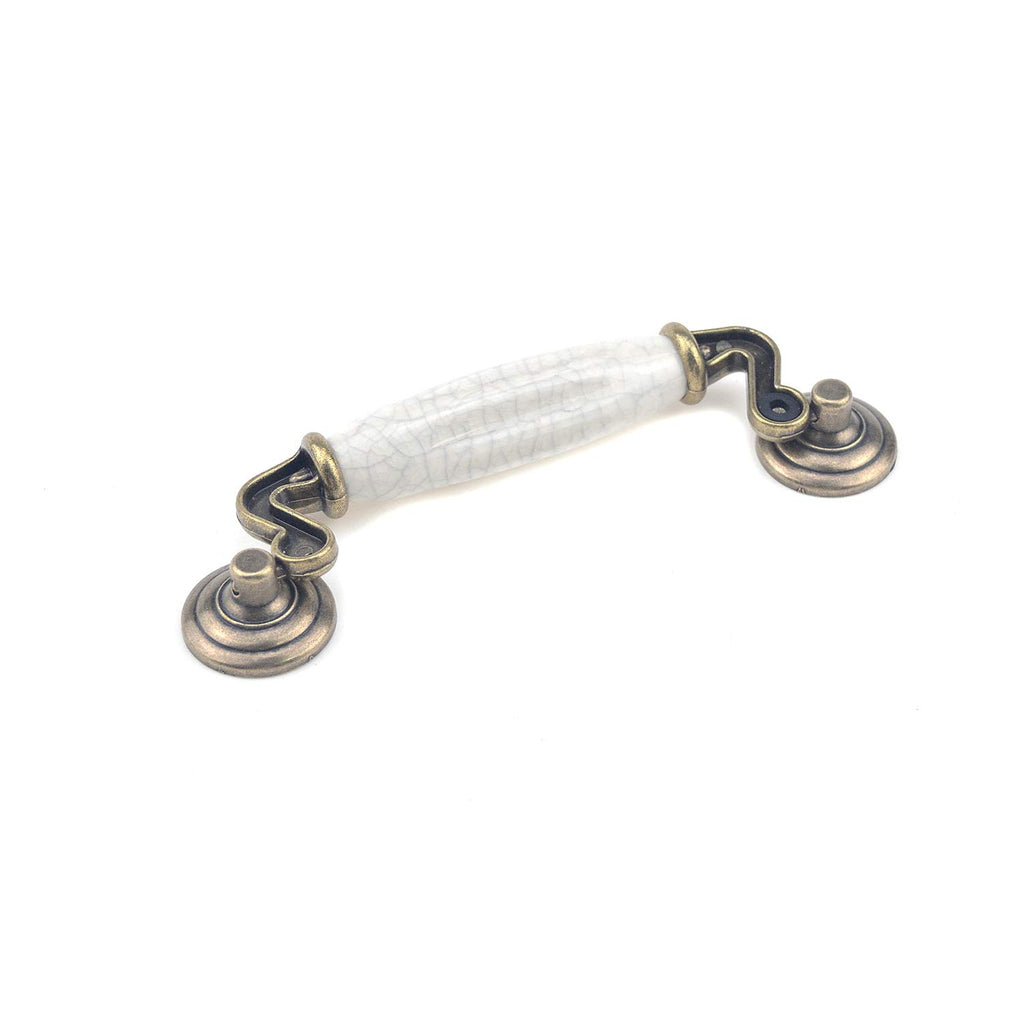 6Pcs Vintage Cabinet Pulls,Zinc Alloy and Ceramics Handles,4.5"