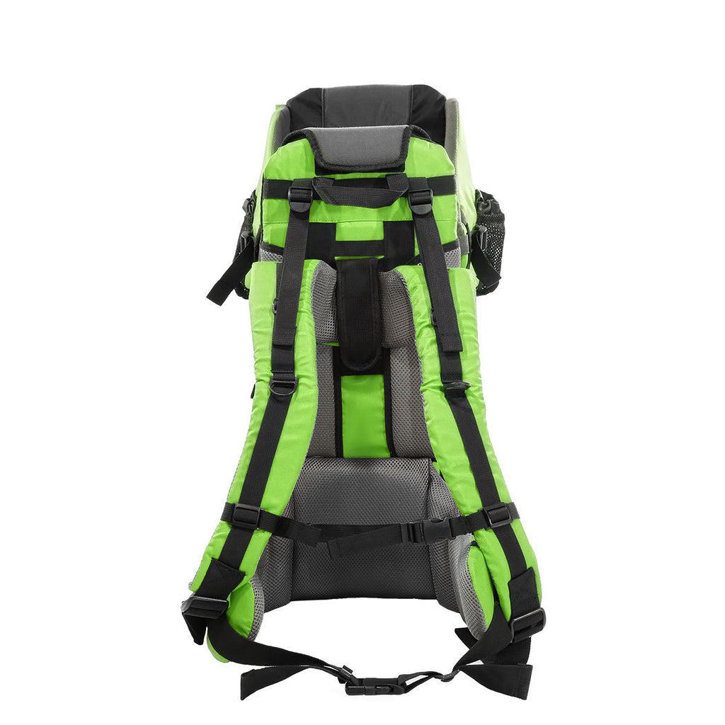 Cross Country Baby Backpack Carrier, Green, Toddler Hiking Backpack with Comfortable Seat, Adjustable Straps & Belt
