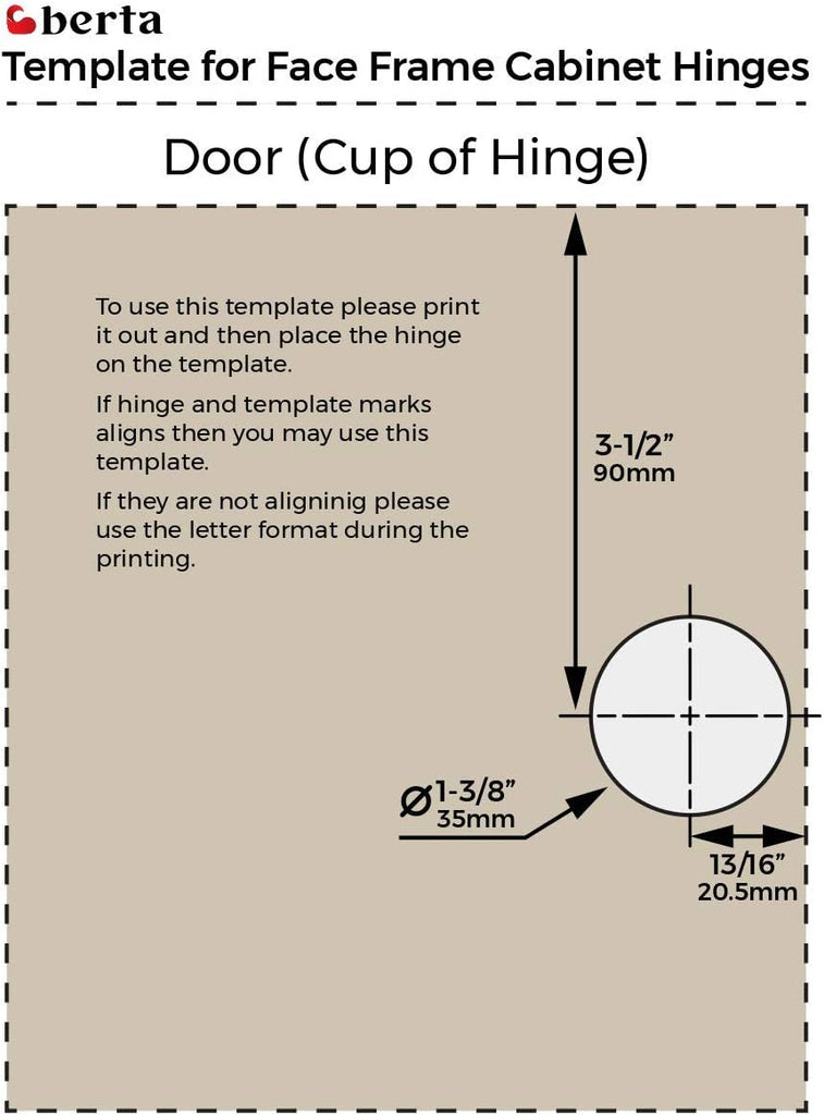 4-Pack, 1-1/4 inch Overlay Soft Closing Face Frame Cabinet Hinges, 105 Degree 6-Ways 3-Cam Adjustment Concealed Kitchen