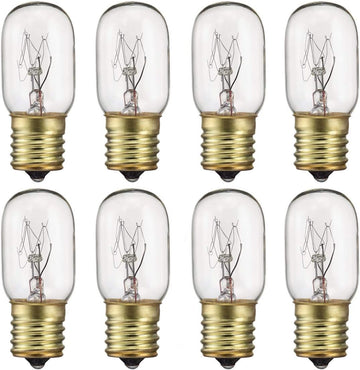 Appliance Light 40 Watt Bulb,High Temp Resistance Microwave Oven Bulb, E17 Indicator Intermediate Base T8 Tubular