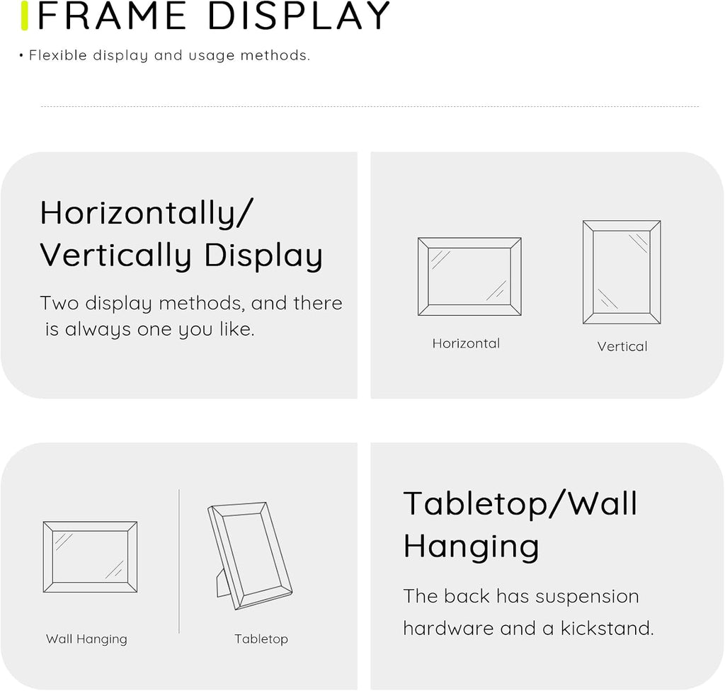 11x14 Picture Frame Set of 12, Black Wood Grain Gallery Wall Frames | Fits 11x14 Photos, Certificates, Artwork &