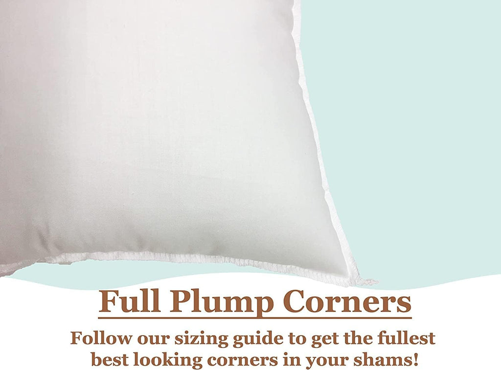 Premium Polyester Pillow Insert - 22x22 Soft Decorative Pillow