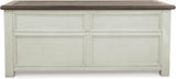 Bolanburg Lift-Top Coffee Table with Storage Two-Tone Rustic Farmhouse Cocktail Table - Brown/White