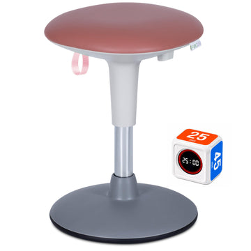 Wobble Stool for Kids Ages 7-12 - Adjustable Height Wobble Stool - Classroom Seating with Soft Easy-to-Clean Fabric