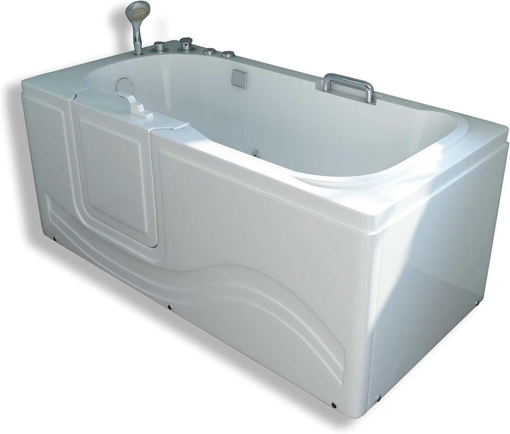 Whirlpool bathtub with door hydrotherapy Walk-in 60” x 30” 6 jets - Dolly