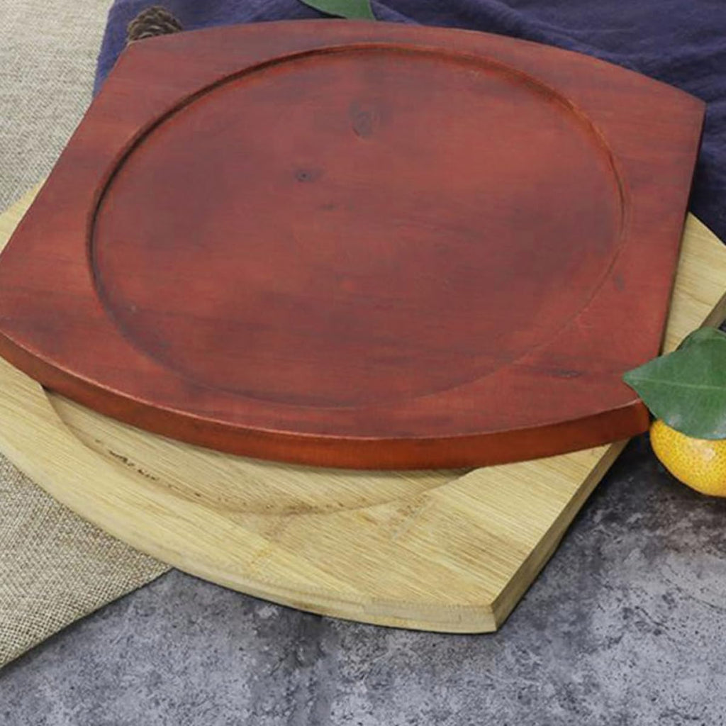 Wooden Trivet Thick Heat Resistant Pot Holder for Table