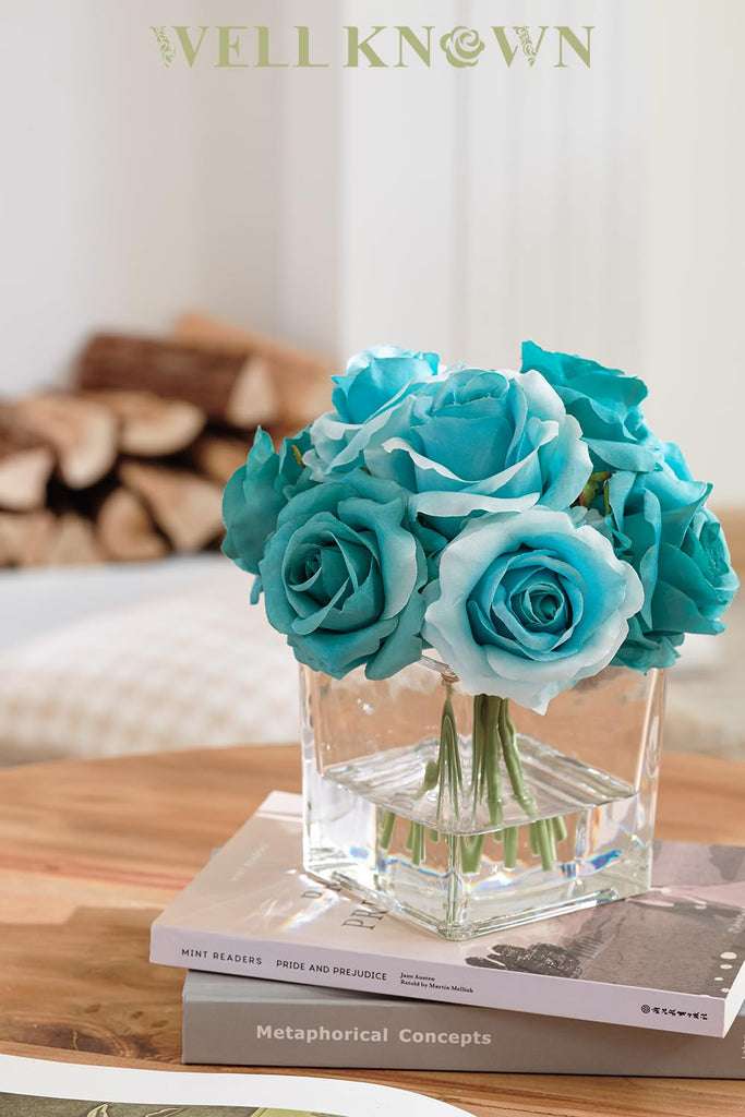 Rose Artificial Flowers in Vase with Faux | Casa Home Living