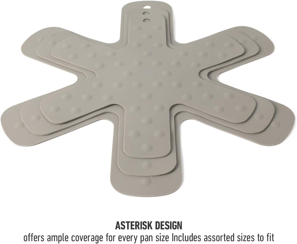 Prime Trivet Set, 3-Piece Silicone Trivets, Pan Protectors, High-Heat Resistant Non-Slip Cookware Protectors - Set of 3