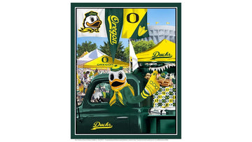 University of Oregon Cotton Panel with Tailgate Design-Sold by The Panel