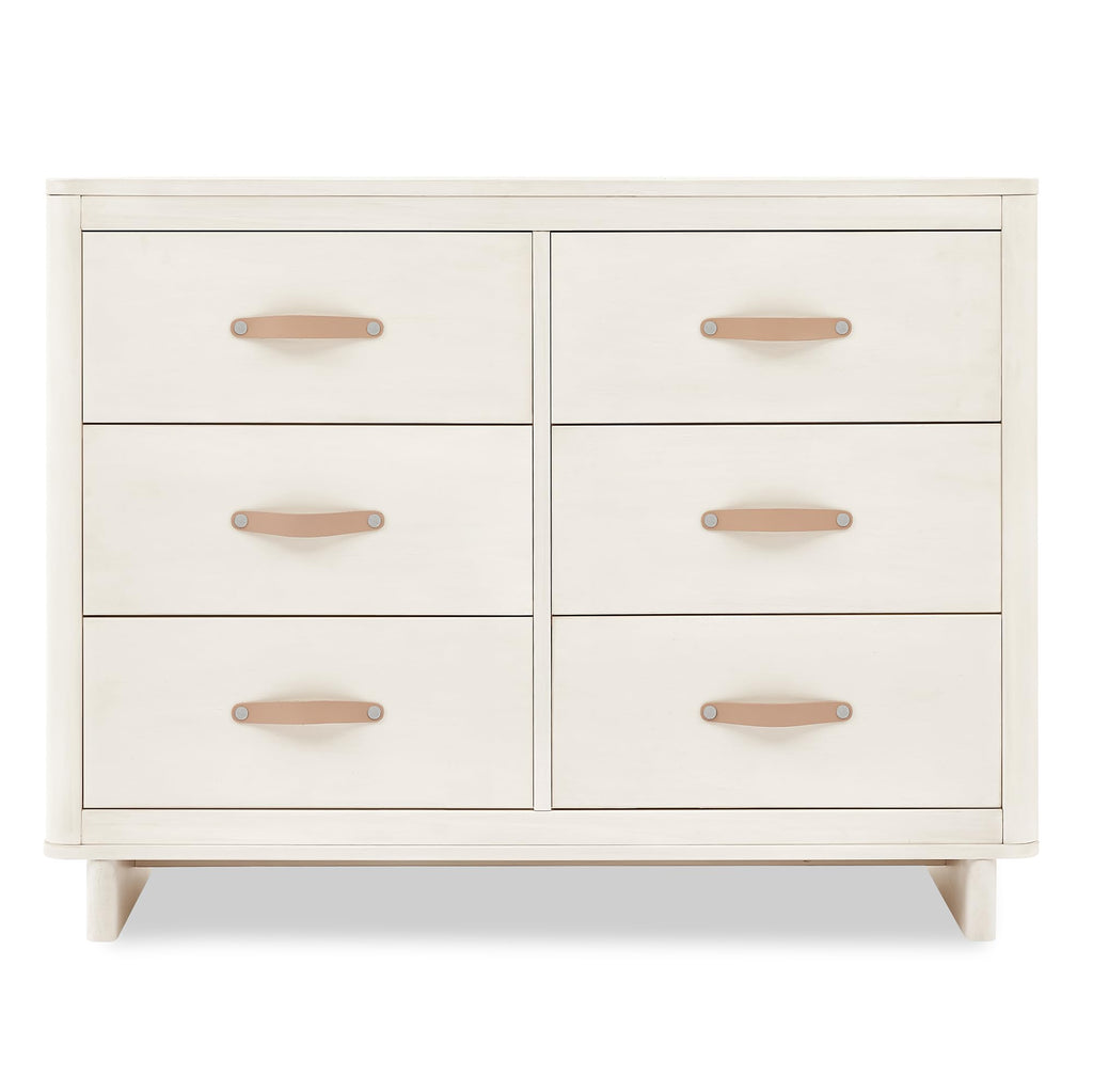 BabyGap Skye 6 Drawer Dresser with Interlocking Drawers Greenguard Gold Certified, Antique White