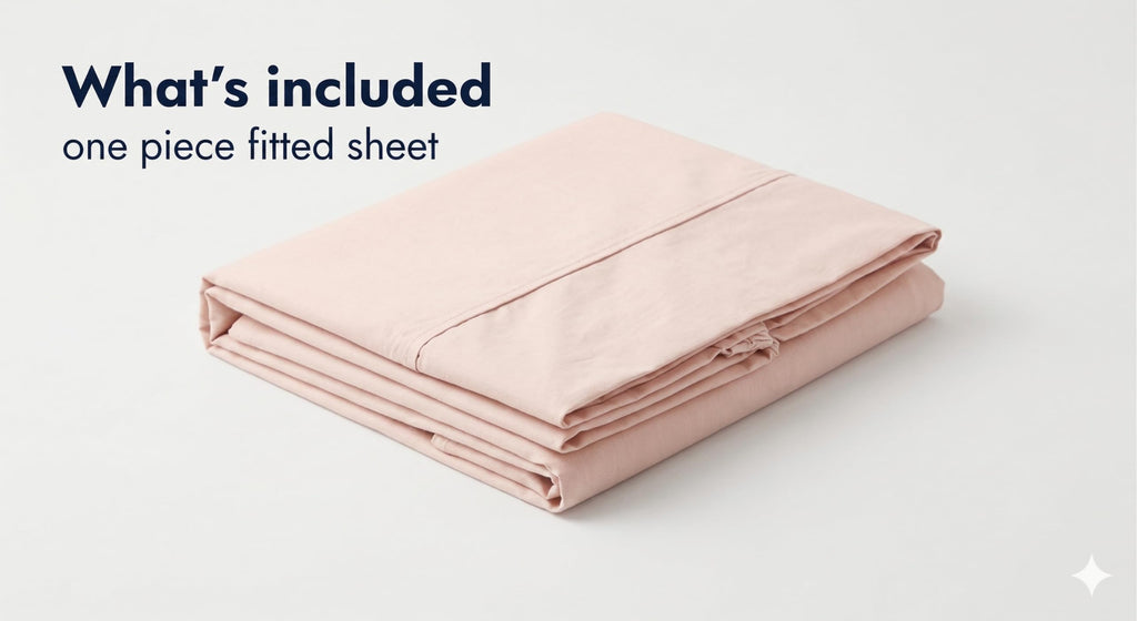 1PC Universal V Berth Boat Sheet 600 TC Egyptian Cotton Blush