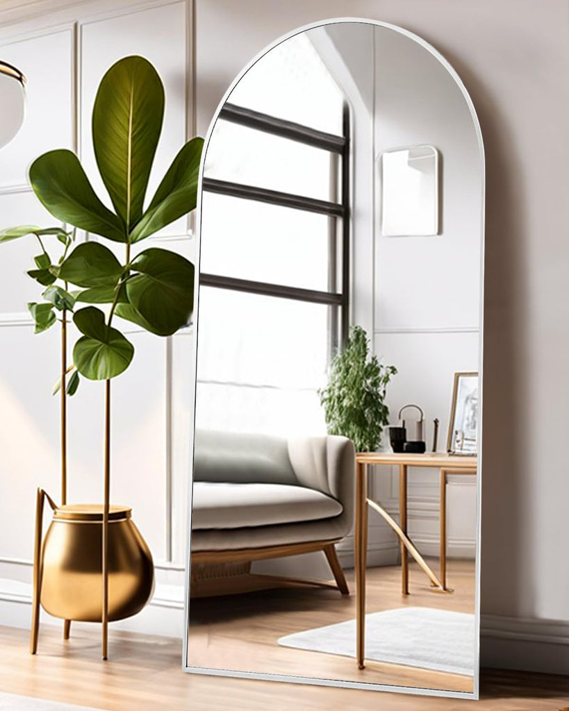Floor Mirror, Full Length Mirror with Stand, Arched Wall Mirror, 27"x71"Mirror Full Length, Floor Mirror
