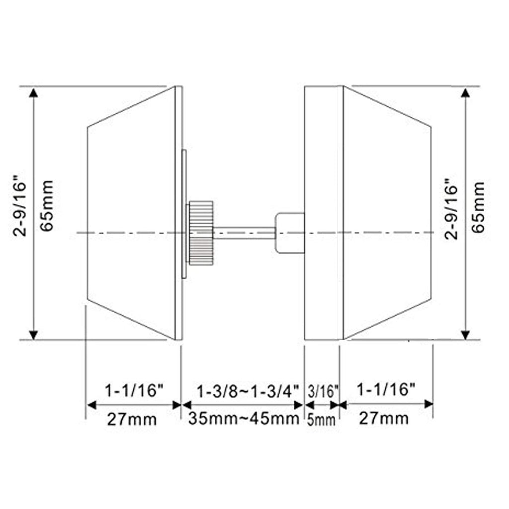 Keyed Alike Double Cylinder Deadbolts Door Locks Satin Nickel Keyd Both Sides Door Locksets for Exterior Interior