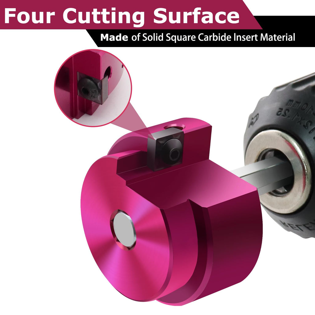 PVC Pipe Reamer 1-1/2", 2", 3", PVC Fitting Saver Socket Saver for Plumbing