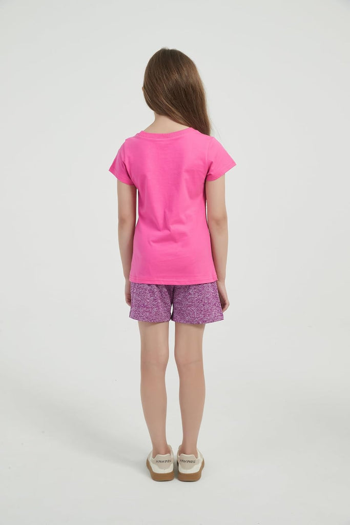 Pack Girls Shirts Cotton Short Sleeve Summer T Shirts for Girls
