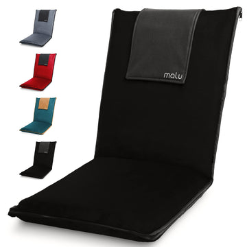 Floor Chair Padded w/Back Support - Japanese Chair Meditation Cushion