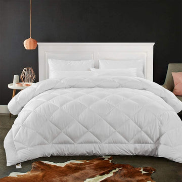 Soft Twin Size Comforter Duvet Insert-Lightweight Down Alternative Comforter with Corner Tabs-Breathable Machine