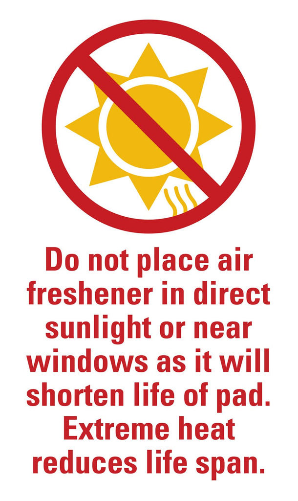 Individually Wrapped - Professional Car Air Freshener Pads - Remove Smells & Add Ambience (15 Per Pack) (Eclipse)