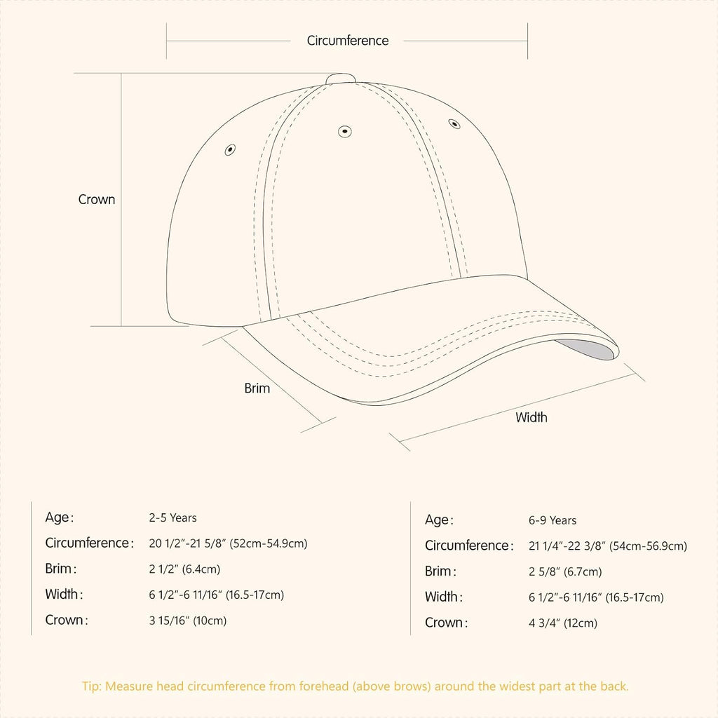 Kids Adjustable Cotton Baseball Cap
