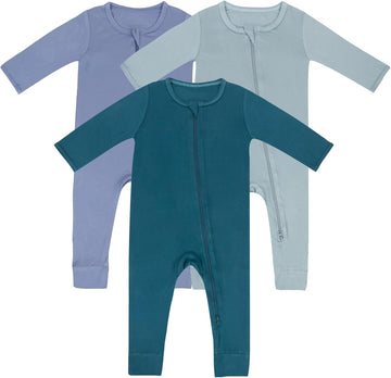 Bamboo Rayon Unisex Baby Footless Long Sleeve Romper Sleepers