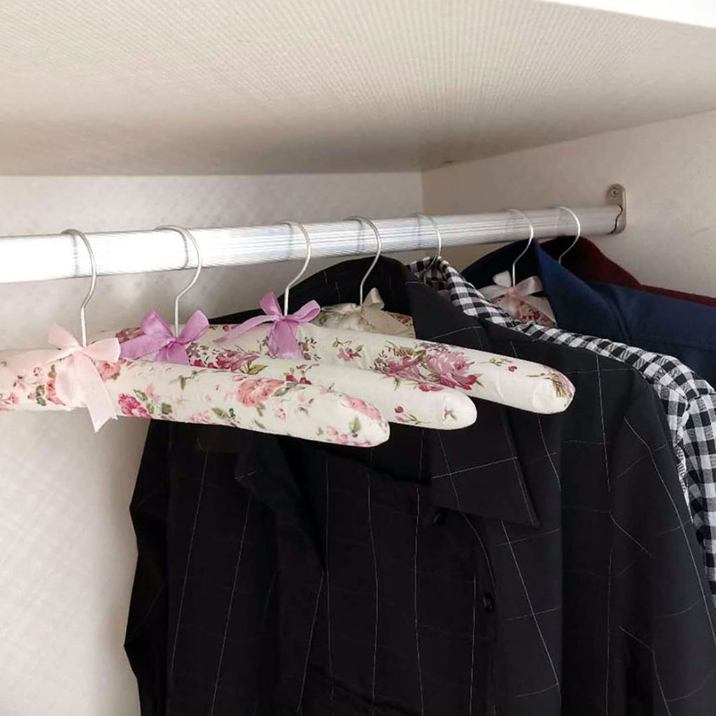 Padded Hangers for Women Clothing, Satin Padded Hangers for Closet Bedroom